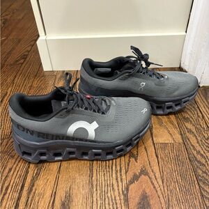 On Cloud CloudMonster Womens Running l Black Athletic Shoes